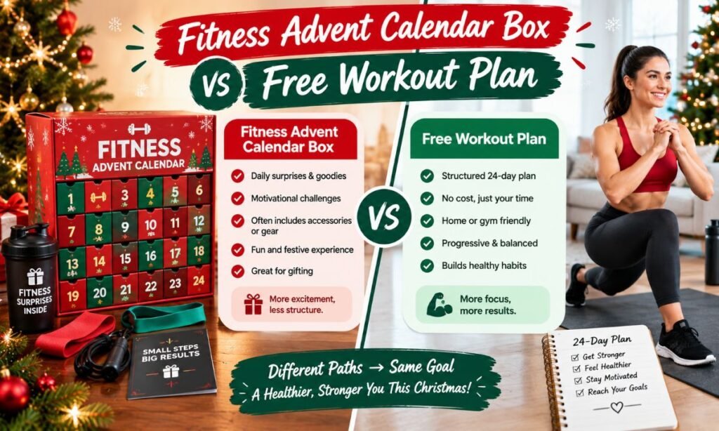 Fitness Advent Calendar Box vs Free Workout Plan